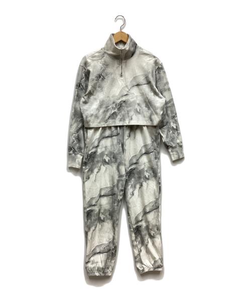 KITH（キス）KITH (キス) スウェットセットアップ グレー×ホワイト サイズ:XSの古着・服飾アイテム