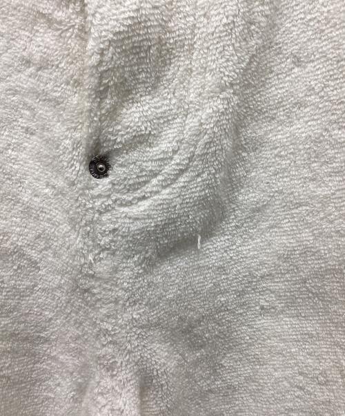 DSQUARED2（ディースクエアード）DSQUARED2 (ディースクエアード) TERRY COTTON WIDE-LEG PANTS ホワイト サイズ:38の古着・服飾アイテム