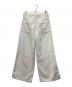 DSQUARED2 (ディースクエアード) TERRY COTTON WIDE-LEG PANTS ホワイト サイズ:38：8000円