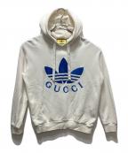 GUCCI×adidasグッチ×アディダス）の古着「プルオーバーパーカー」｜ホワイト