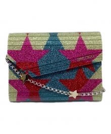 JIMMY CHOO（ジミーチュウ）の古着「チェーンショルダーバッグ　JIMMYCHOO　CANDY GINZA LIMITED EDITION　」｜マルチカラー