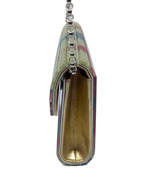 JIMMY CHOO（ジミーチュウ）JIMMY CHOO (ジミーチュウ) チェーンショルダーバッグ　JIMMYCHOO　CANDY GINZA LIMITED EDITION　 マルチカラーの古着・服飾アイテム