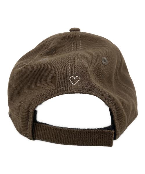 New Era（ニューエラ）New Era (ニューエラ) BASICKS (ベイシックス) 9 FORTY Yankees Heart Embroidery Cap / ベスボールキャップ ブラウンの古着・服飾アイテム