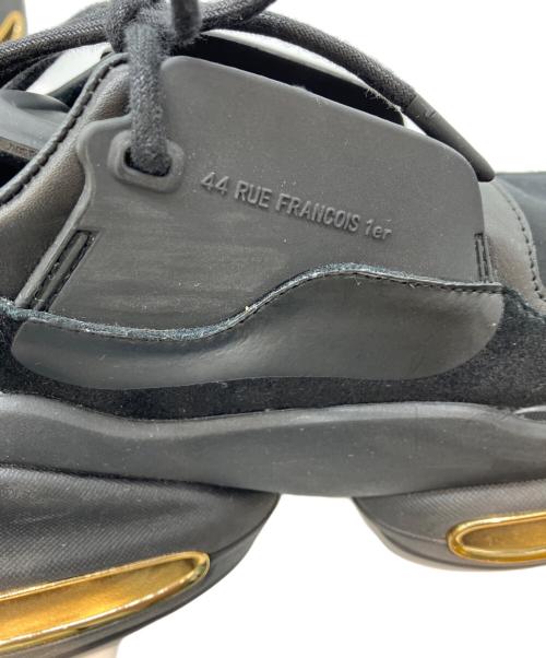 BALMAIN（バルマン）BALMAIN (バルマン) スニーカー ブラック×ゴールド サイズ:38の古着・服飾アイテム