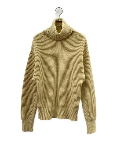 STELLA McCARTNEY（ステラマッカートニー）STELLA McCARTNEY (ステラマッカートニー) Wool And Cashmere Blend Turtleneck イエロー サイズ:Sの古着・服飾アイテム