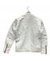 中古・古着 FREEDOM (フリーダム) シングルライダースジャケット ホワイト サイズ:38：3000円