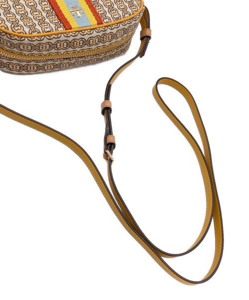 TORY BURCH（トリーバーチ）TORY BURCH (トリーバーチ) GEMINI LINK CANVAS MINI BAG ベージュ 未使用品の古着・服飾アイテム