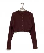 AP STUDIO×DAWNエーピーストゥディオ×ドーン）の古着「MIDDLE HAORI WITH BUTTONS」｜ワインレッド