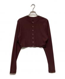 AP STUDIO×DAWN（エーピーストゥディオ×ドーン）の古着「MIDDLE HAORI WITH BUTTONS」｜ワインレッド