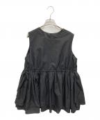 eunoiaユノイア）の古着「leaf string vest」｜ブラック
