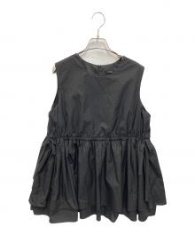 eunoia（ユノイア）の古着「leaf string vest」｜ブラック