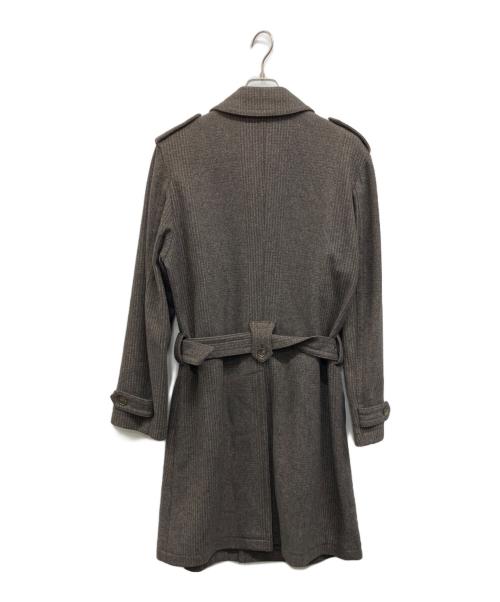 DOLCE & GABBANA（ドルチェ＆ガッバーナ）DOLCE & GABBANA (ドルチェ＆ガッバーナ) ウールカシミヤエポレット付コート ブラウン サイズ:46の古着・服飾アイテム