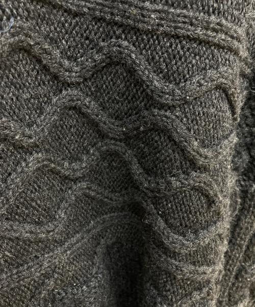 sunny side up（サニーサイドアップ）sunny side up (サニーサイドアップ) リメイクニット グレー サイズ:3の古着・服飾アイテム