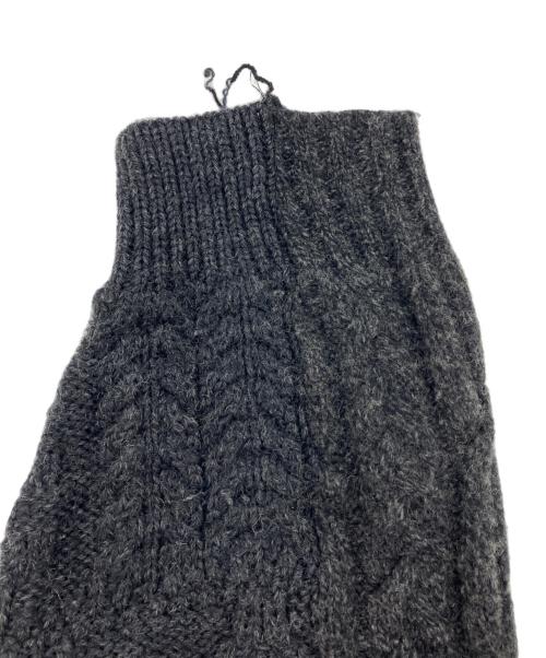 sunny side up（サニーサイドアップ）sunny side up (サニーサイドアップ) リメイクニット グレー サイズ:3の古着・服飾アイテム