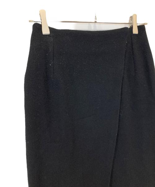 TSURU by MARIKO OIKAWA（ツルバイマリコオイカワ）Tsuru by Mariko Oikawa (ツルバイマリコオイカワ) ラップスカート SK-2183060 ブラック サイズ:36の古着・服飾アイテム