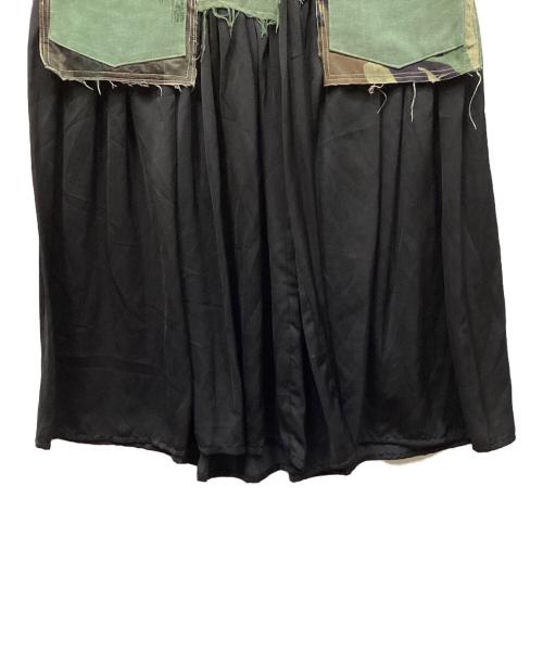 YuumiARIA（ユウミアリア）YuumiARIA (ユウミアリア) ミリタリー リメイクパンツ オリーブブラック サイズ:Fの古着・服飾アイテム