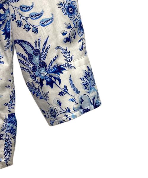 ETRO（エトロ）ETRO (エトロ) ペイズリーシャツ ブルー サイズ:XLの古着・服飾アイテム