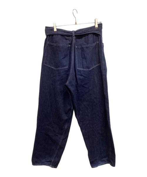 COMOLI（コモリ）COMOLI (コモリ) ベルテッドパンツ インディゴ サイズ:3の古着・服飾アイテム