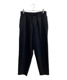 COMME des GARCONS SHIRT（コムデギャルソンシャツ）の古着「ポリウールギャバ イージーパンツ」｜ブラック