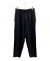 COMME des GARCONS SHIRT（コムデギャルソンシャツ）の古着「ポリウールギャバ イージーパンツ」｜ブラック