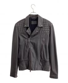 ALL SAINTS（オールセインツ）の古着「レザーライダースジャケット」｜ブラック