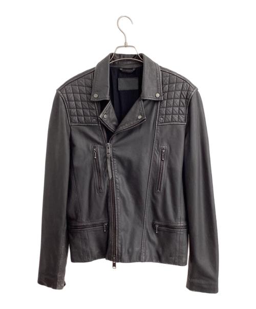 ALL SAINTS（オールセインツ）ALL SAINTS (オールセインツ) レザーライダースジャケット ブラック サイズ:Mの古着・服飾アイテム