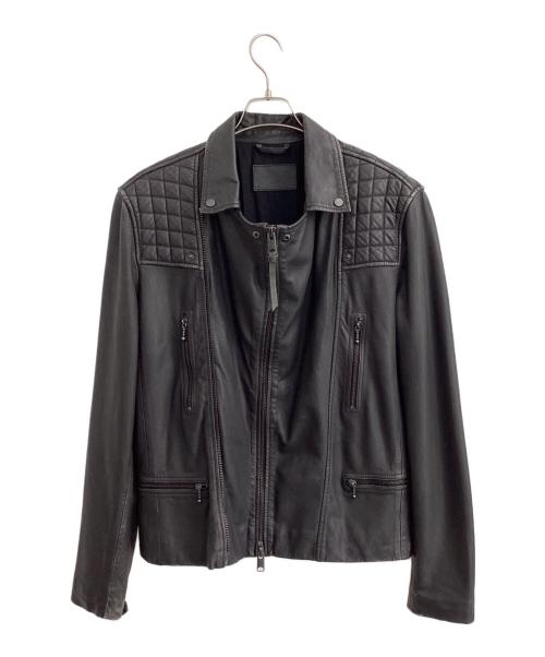 ALL SAINTS（オールセインツ）ALL SAINTS (オールセインツ) レザーライダースジャケット ブラック サイズ:Mの古着・服飾アイテム