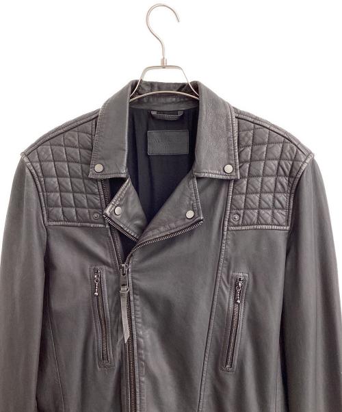 ALL SAINTS（オールセインツ）ALL SAINTS (オールセインツ) レザーライダースジャケット ブラック サイズ:Mの古着・服飾アイテム