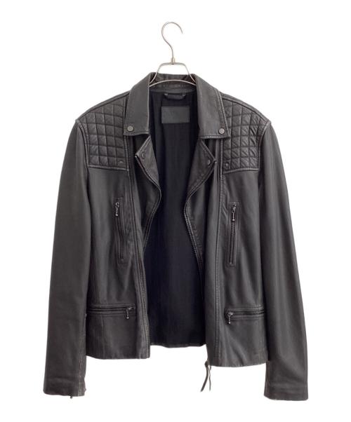 ALL SAINTS（オールセインツ）ALL SAINTS (オールセインツ) レザーライダースジャケット ブラック サイズ:Mの古着・服飾アイテム