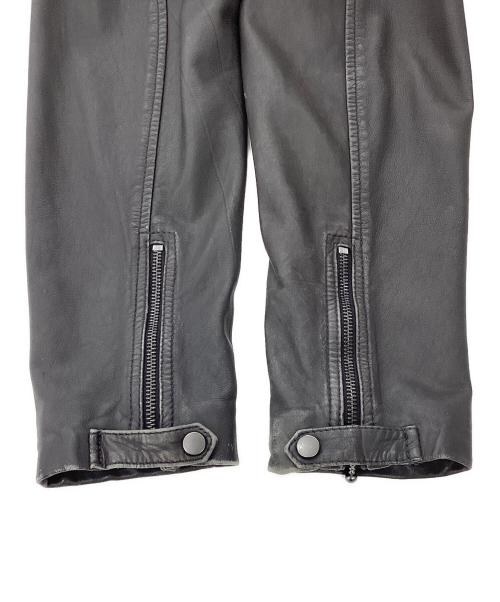 ALL SAINTS（オールセインツ）ALL SAINTS (オールセインツ) レザーライダースジャケット ブラック サイズ:Mの古着・服飾アイテム