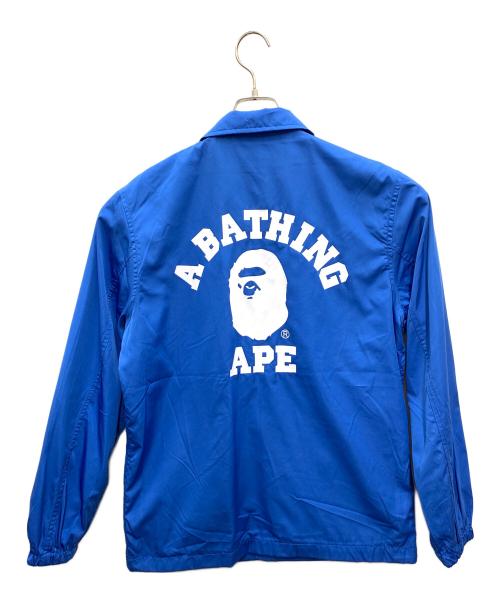 A BATHING APE（ア ベイシング エイプ）A BATHING APE (ア ベイシング エイプ) コーチジャケット ブルー サイズ:Sの古着・服飾アイテム