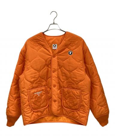 A BATHING APE キルティングジャケット　ブラック 楽天市場】A BATHING APE アベイシングエイプ 中綿ジャケット