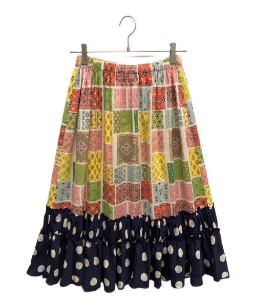 ROBE DE CHAMBRE COMME DES GARCONS（ローブドシャンブル コムデギャルソン）ROBE DE CHAMBRE COMME DES GARCONS (ローブドシャンブル コムデギャルソン) イージースカート マルチカラー サイズ:下記参照の古着・服飾アイテム