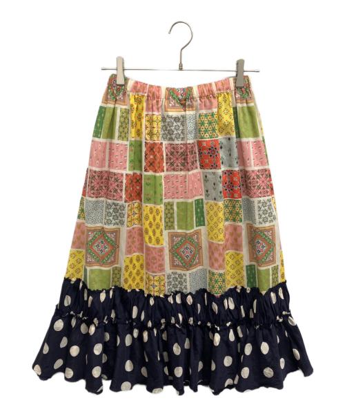 ROBE DE CHAMBRE COMME DES GARCONS（ローブドシャンブル コムデギャルソン）ROBE DE CHAMBRE COMME DES GARCONS (ローブドシャンブル コムデギャルソン) イージースカート マルチカラー サイズ:下記参照の古着・服飾アイテム