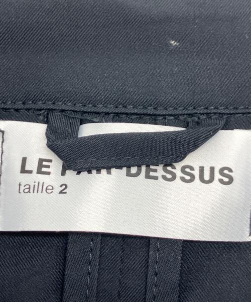 LE PAR-DESSUS（ル パーデッシュ）LE PAR-DESSUS (ル パーデッシュ) ステンカラーコート ブラック サイズ:2の古着・服飾アイテム