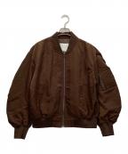 RIVE DROITEリヴドロワ）の古着「ショートMA-１」｜ブラウン