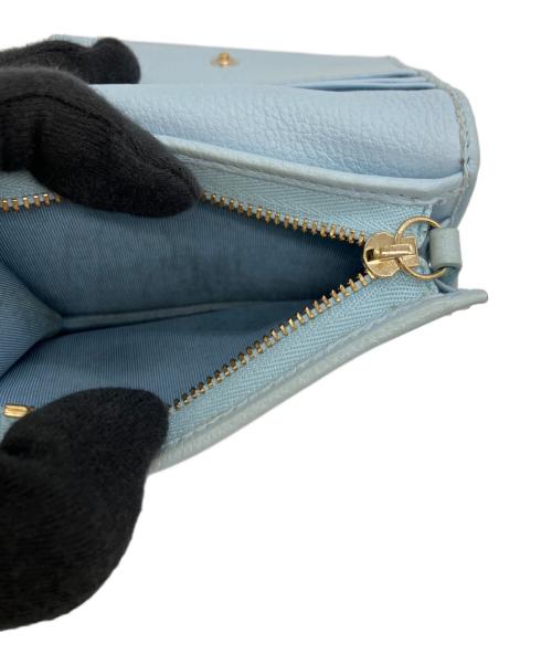 GUCCI（グッチ）GUCCI (グッチ) 2つ折り財布 ライトブルーの古着・服飾アイテム