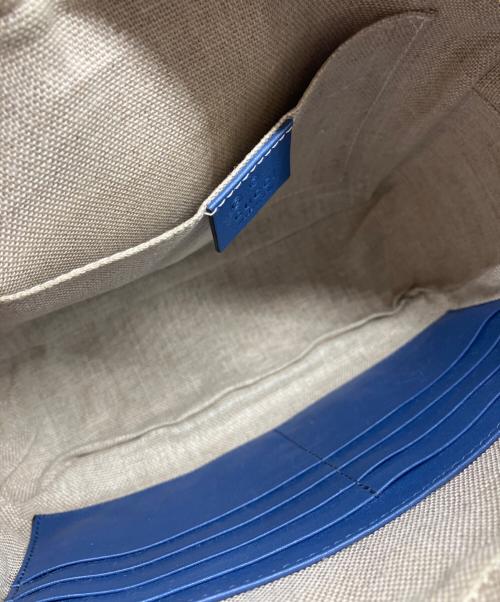 GUCCI（グッチ）GUCCI (グッチ) マイクログッチシマ ショルダーバッグ　449413 ブルー サイズ:-の古着・服飾アイテム