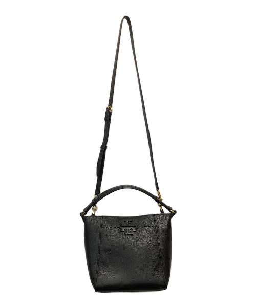 TORY BURCH（トリーバーチ）TORY BURCH (トリーバーチ) マックグロー スモール バケットバッグ ショルダーバッグ ブラックの古着・服飾アイテム