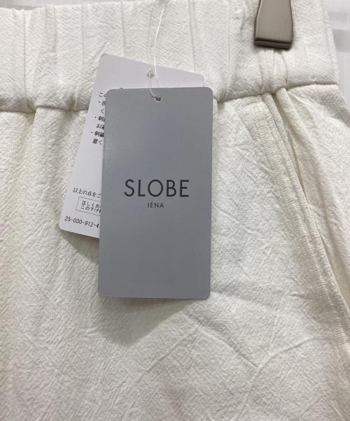 SLOBE IENA（スローブ イエナ）SLOBE IENA (スローブ イエナ) ribbon 刺しゅうパンツ ホワイト サイズ:36の古着・服飾アイテム