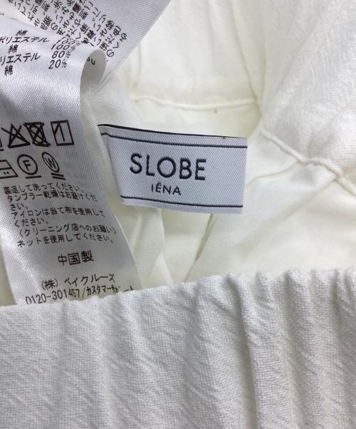 SLOBE IENA（スローブ イエナ）SLOBE IENA (スローブ イエナ) ribbon 刺しゅうパンツ ホワイト サイズ:36の古着・服飾アイテム