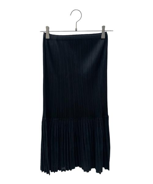 PLEATS PLEASE（プリーツプリーズ）PLEATS PLEASE (プリーツプリーズ) プリーツスカート ブラック サイズ:2の古着・服飾アイテム
