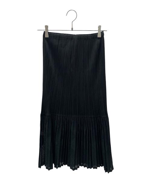 PLEATS PLEASE（プリーツプリーズ）PLEATS PLEASE (プリーツプリーズ) プリーツスカート ブラック サイズ:2の古着・服飾アイテム