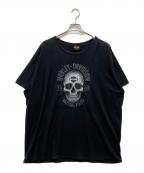 HARLEY-DAVIDSONハーレーダビッドソン）の古着「プリントTシャツ」｜ブラック