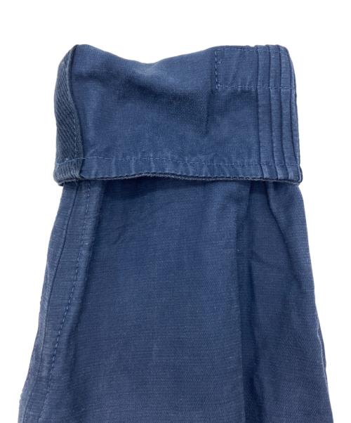 ESLOW（エスロー）ESLOW (エスロー) フード付レースアップブラウス ネイビー サイズ:2の古着・服飾アイテム