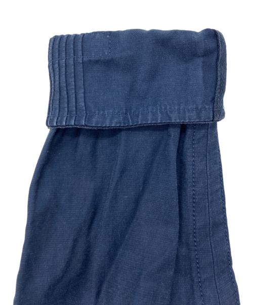 ESLOW（エスロー）ESLOW (エスロー) フード付レースアップブラウス ネイビー サイズ:2の古着・服飾アイテム