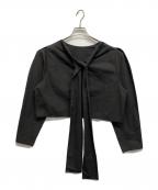 SEEALLシーオール）の古着「KNOT TOP」｜ブラック