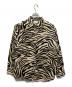 forte forte（フォルテ・フォルテ）の古着「ゼブラシャツ」｜ベージュ