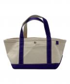 CAPELOカペロ）の古着「MINI TOTE BAG WITH POUCH」｜パープル