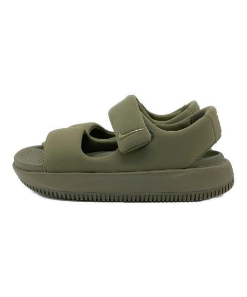 NIKE（ナイキ）NIKE (ナイキ) CALM SANDAL グリーン サイズ:24.0cmの古着・服飾アイテム